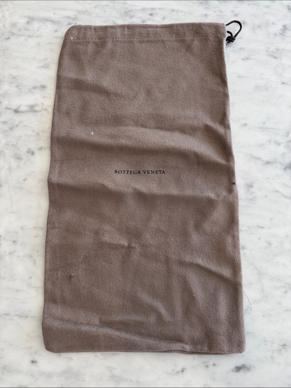 Bottega Veneta Taupe Drawstring Dust Bag